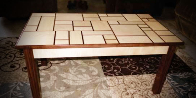 tables RV coffee table with tile top